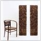 Pair of coconut mosaic shell plant holders
