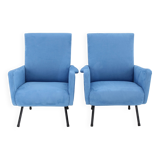 1960s Pair of Restored Italian Armchairs