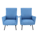 1960s Pair of Restored Italian Armchairs