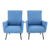 1960s Pair of Restored Italian Armchairs
