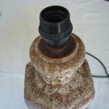 Lamp foot to lay ceramic brown granite