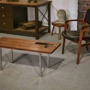 Table basse design en palissandre et céramique 1960’s