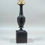 Murex shell on a turned blackened wooden base, 19th century.