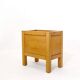 Solid wood planter from the 1970s-1980s.