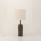 Brutalist bronze lamp Stig Blomberg lion's head 1960