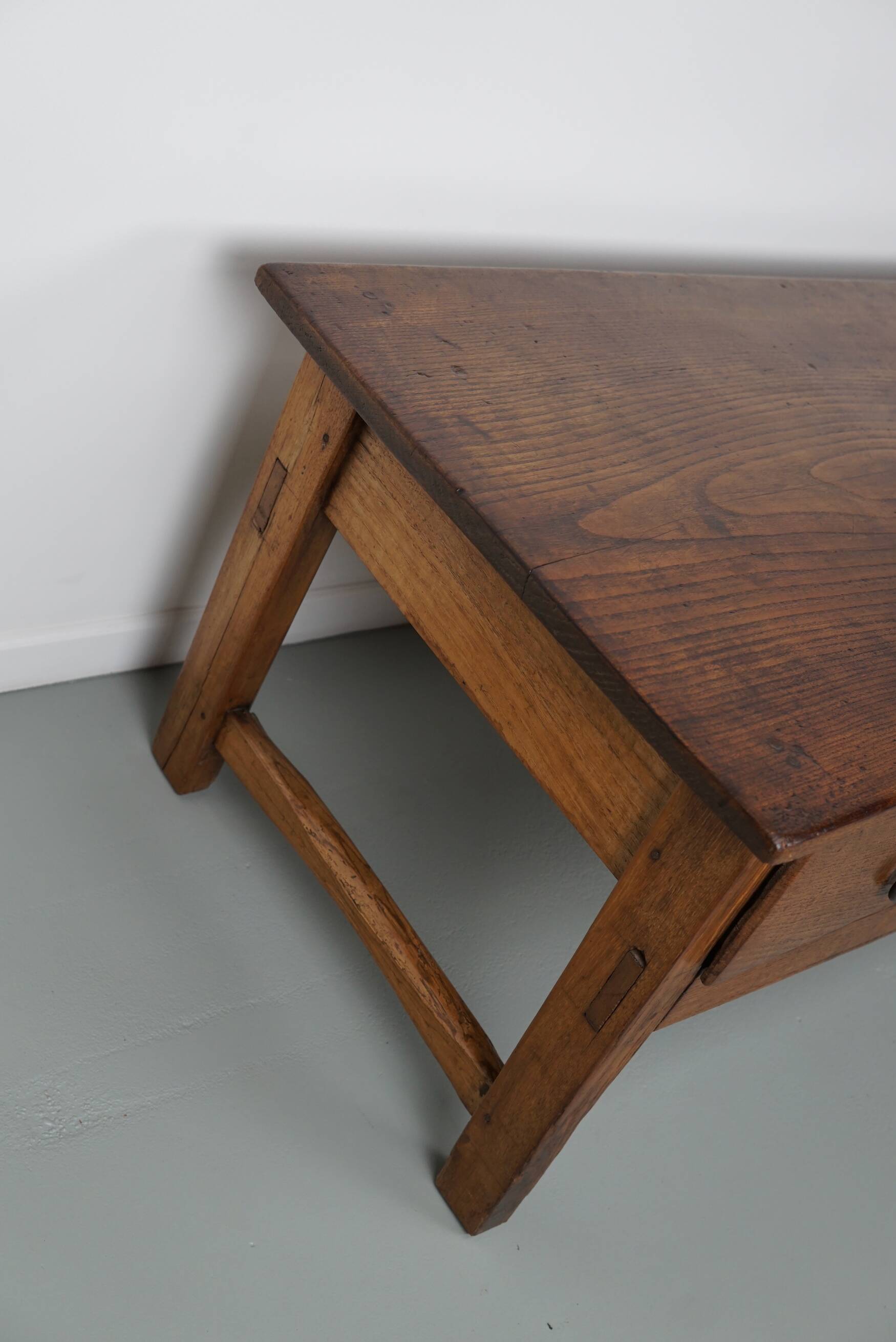 Spanish 18th Century Farmhouse Rustic Chestnut Coffee Table
