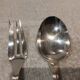 Christofle Spatours silver plated stew spoon fork