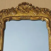George III Chippendale Style Antique Gilded Wall Mirror