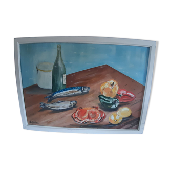 Painting still life painting