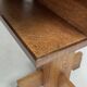 Dutch art deco Amsterdam school oak and coromandel side table, 1930s