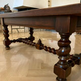 Table basse bois massif style Louis XIII (Louis 13)