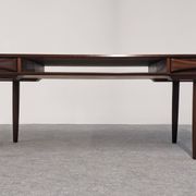 Modernist teak coffee table by Arne Vodder for Dyrlund, Denmark 1960.