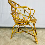 Rattan armchair