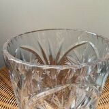 Vintage Marguerite vase in chiseled crystal