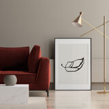 Botanical illustration giclee print, 50x70