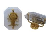 Brass wall sconces 1980s