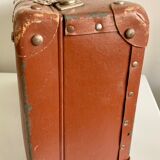 Small old brown suitcase