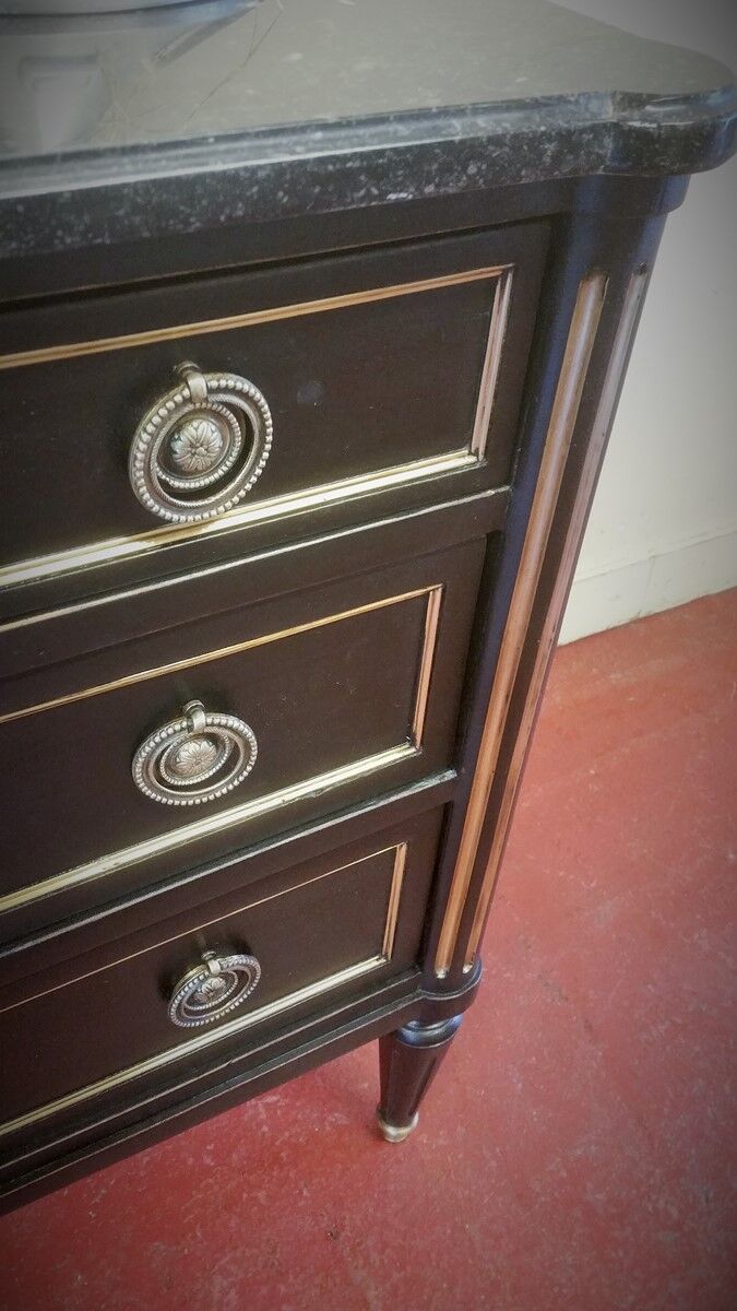 Commode Louis XVI peinte