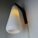 Cylinder Wall Light In Milk Glass By Michael Bang For Holmegaard, Denmark 1980S
