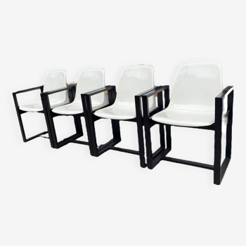 Set of 4 space age chairs