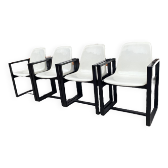 Set of 4 space age chairs