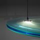 Pendentif Aurora Blue de l'ère spatiale par Arteluce, Perry King et Santiago Miranda,