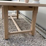 Sanded farmhouse table extensions 275 cm