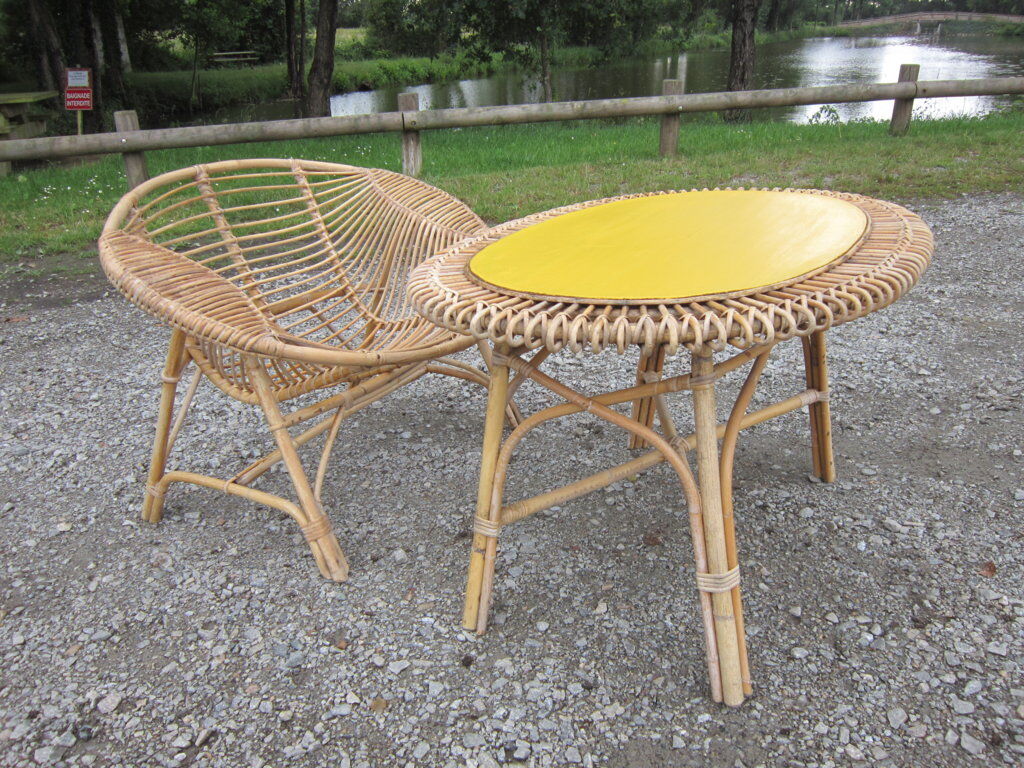Fauteuil rotin