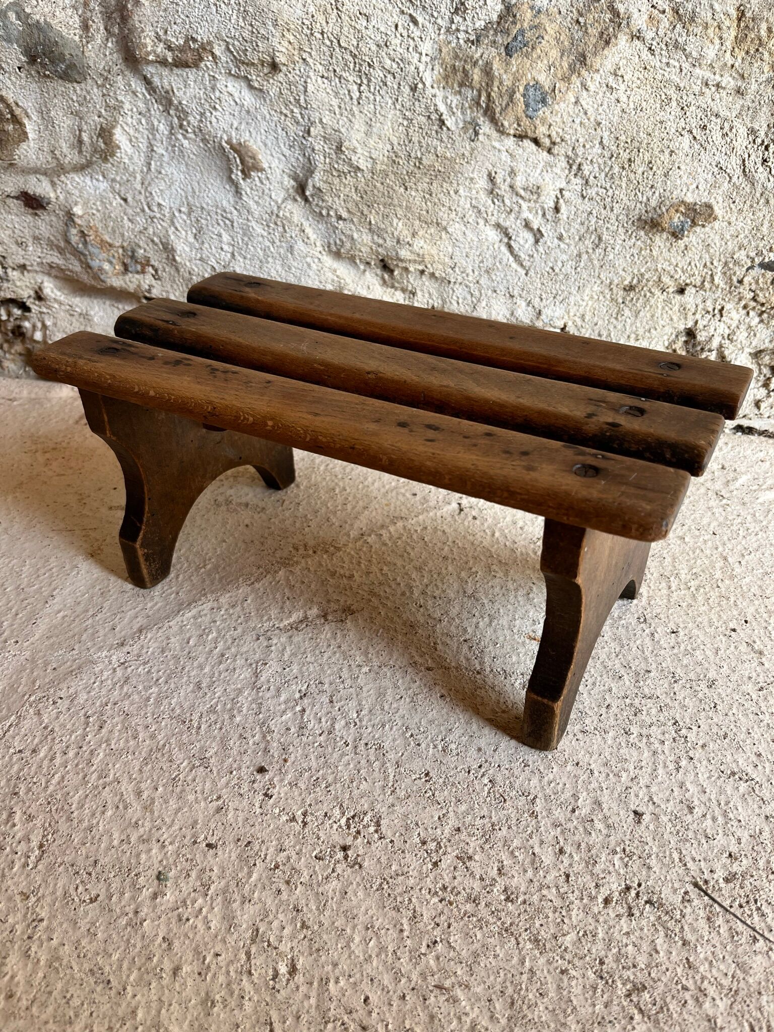 Wooden plant bench