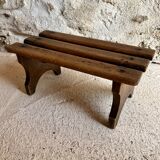 Wooden plant bench