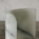 Ashtray and marble under glass