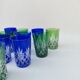 10 crystal goblets from Saint Louis, 1930s.