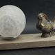 Bird lamp art deco