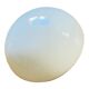 Antique ceiling light or wall sconce with white opaline glass, half-moon shape, 20 cm.