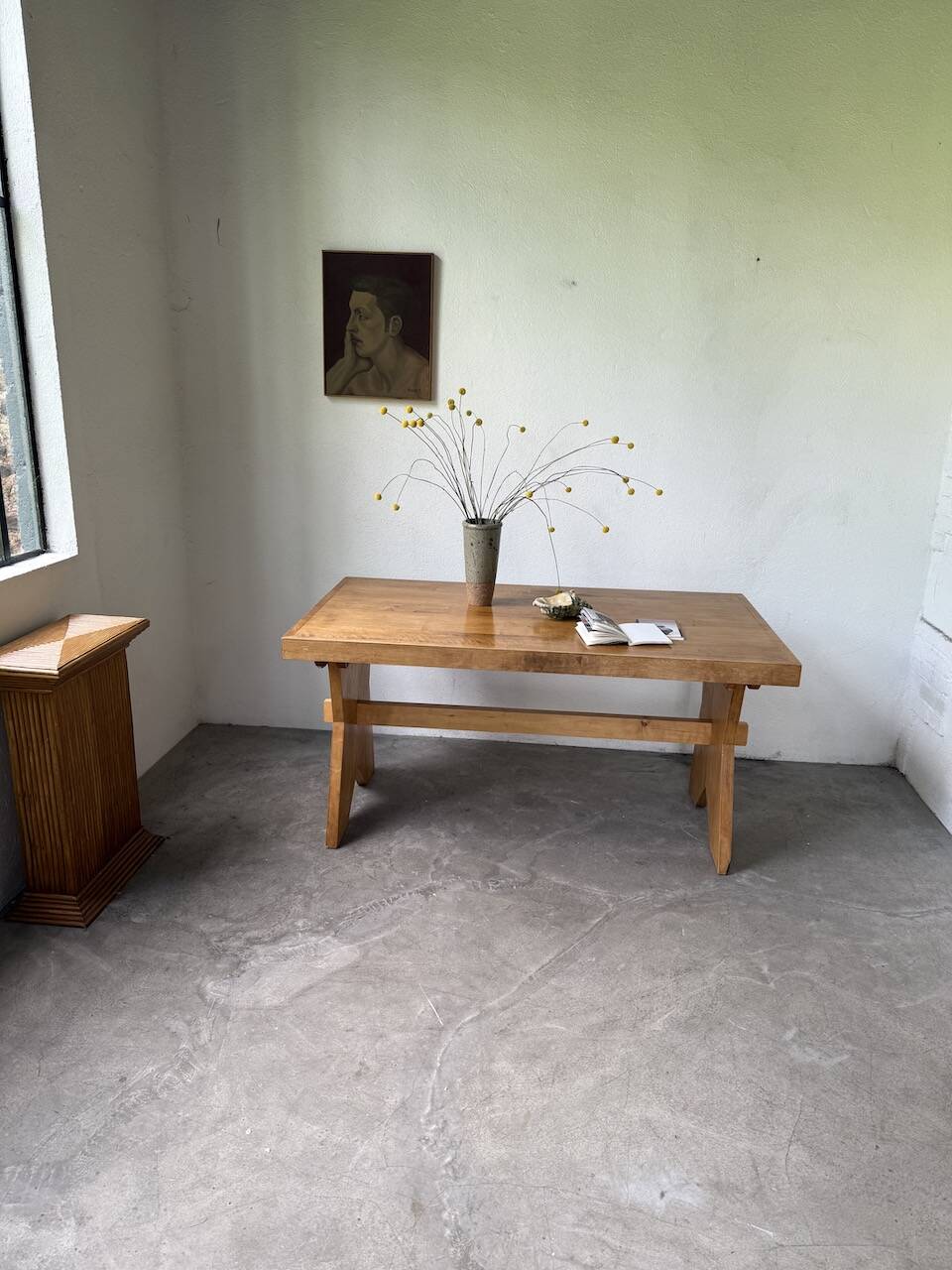1950s beech mountain furniture table