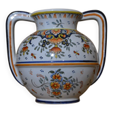Amphora vase Rouen handmade decoration