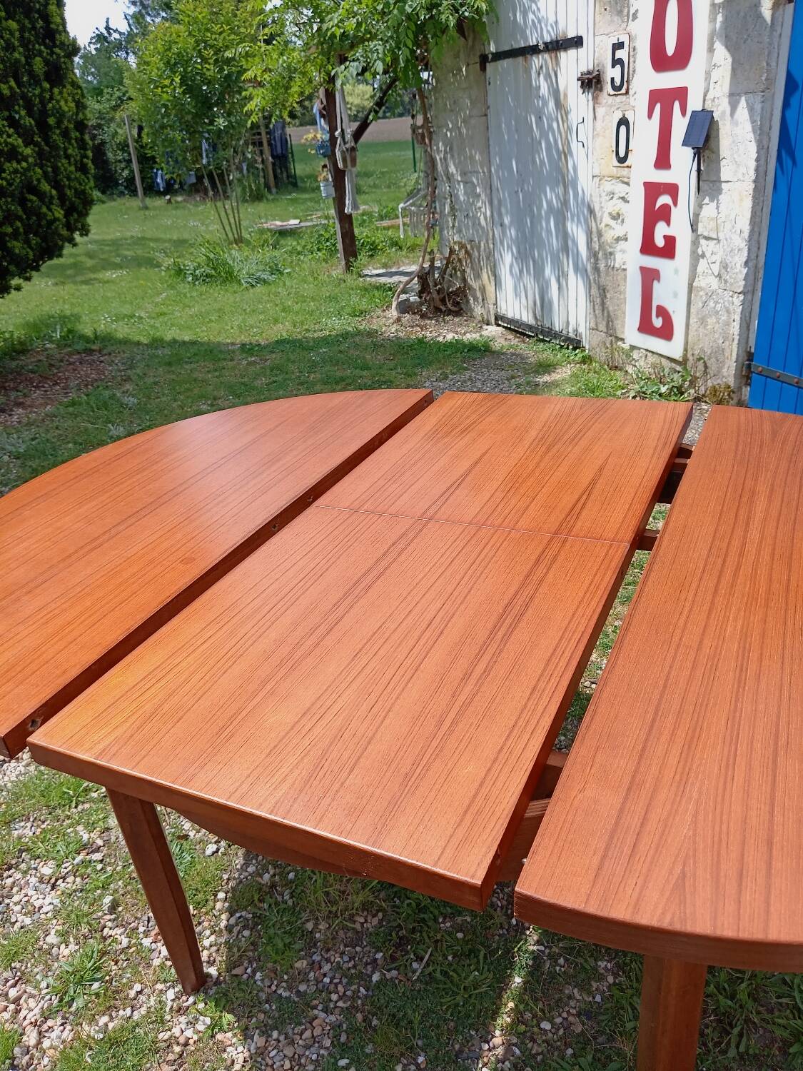 Vintage teak table and chairs