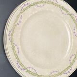 Ensemble de 6 assiettes et plats Longwy « Loridan »