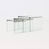 Set of 3 Gallotti & Radice nesting tables 1970s