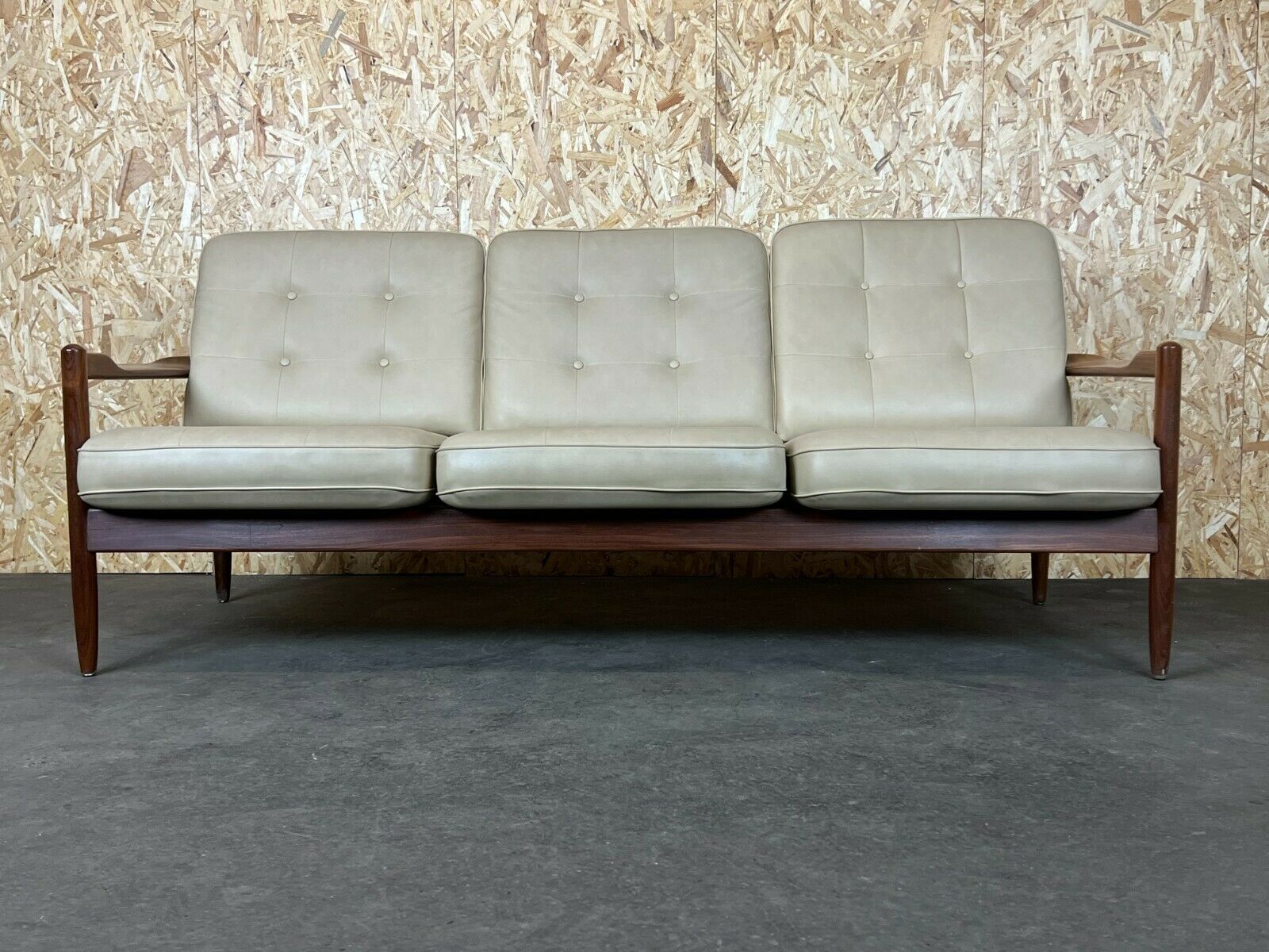 60s 70s sofa 3 seater couch seating set Danish Modern Design Denmark 60s 70s
