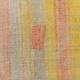 5x7 Pink & Yellow Striped Vintage Kilim Rug, 147x229Cm