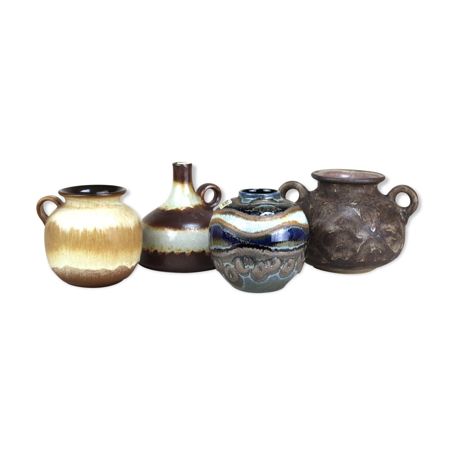 Vases des années 70, collection Bay, Ruscha, vases en céramique