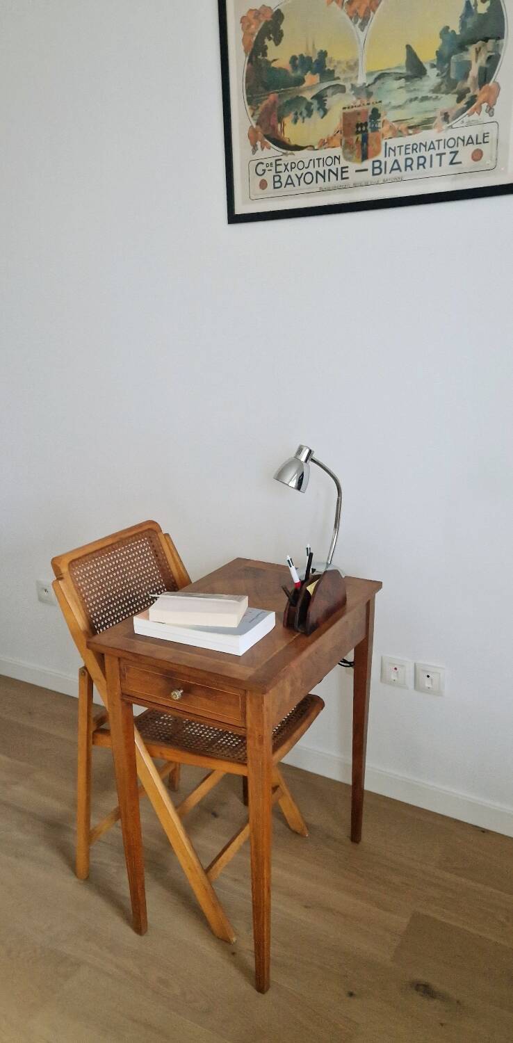 Cannage folding chair 1970