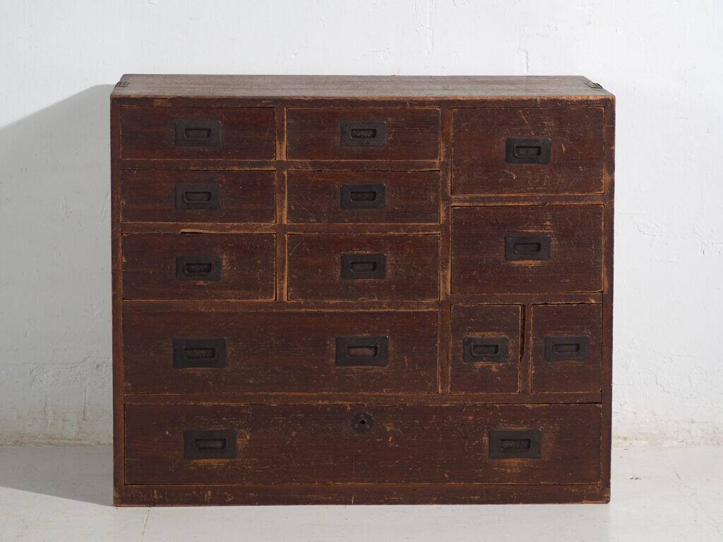 Antique Japanese chest of drawers – Meiji/Taishō period (c.1890-1926) #44