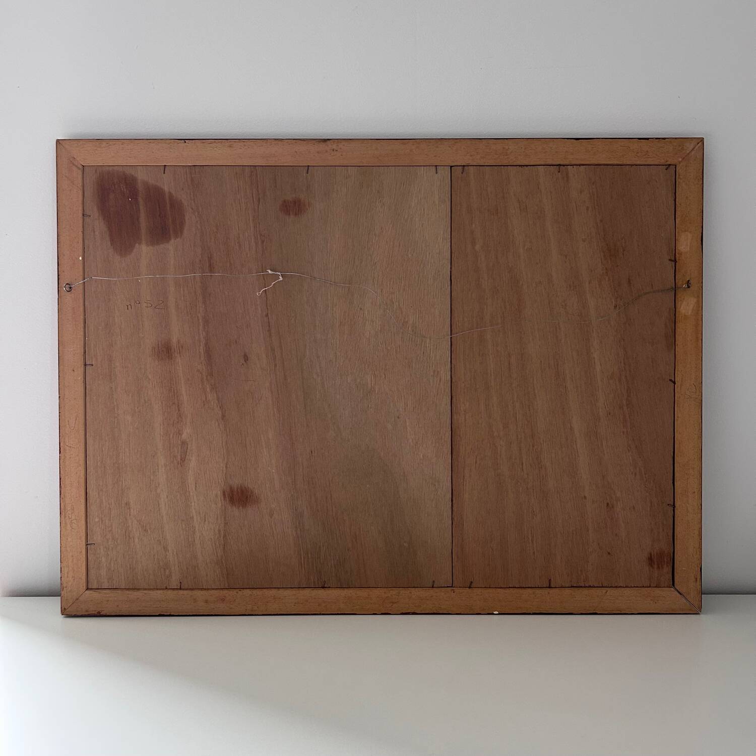 Large naive animal painting