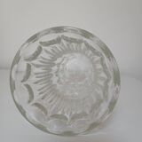 Vase en verre ciselé