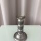 Vintage Norwegian Pewter Candlestick by Haugrud, Model 437