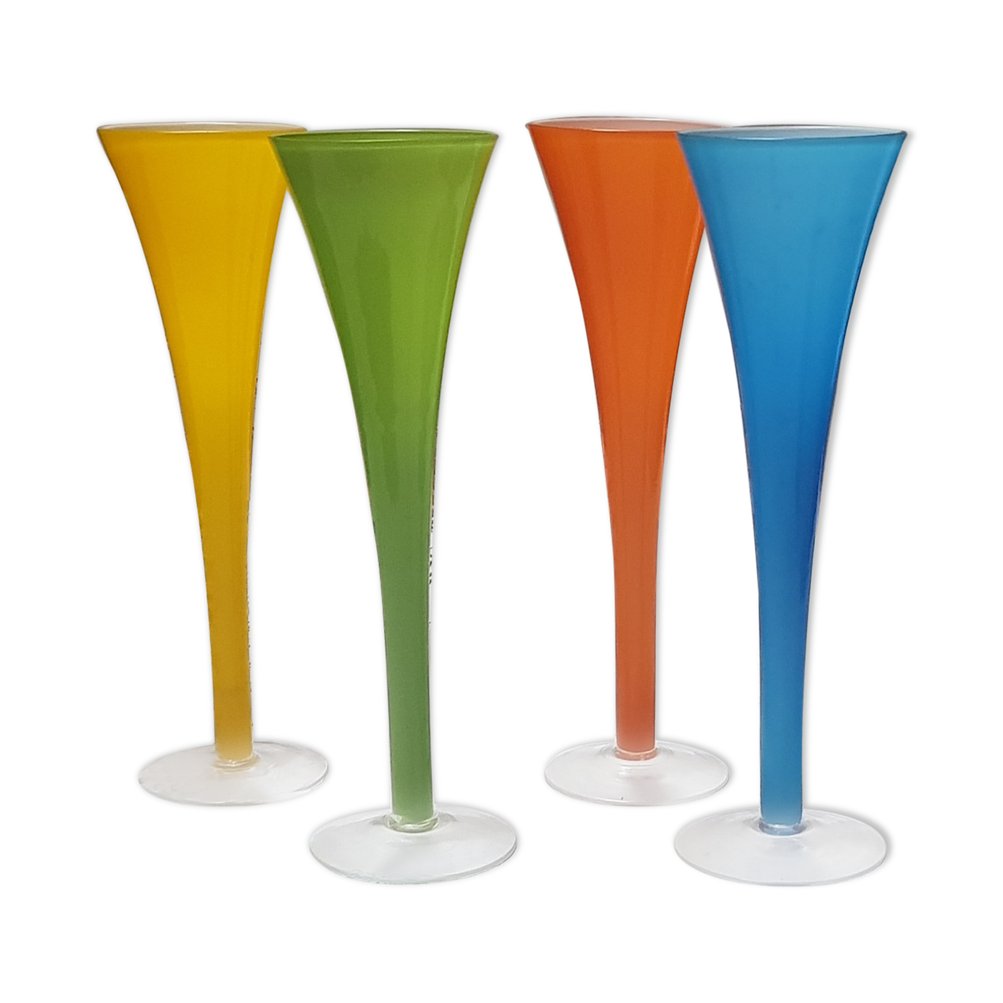 Colorful flutes