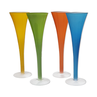 Colorful flutes