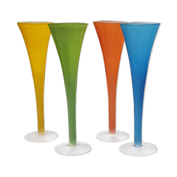 Flûtes colorés